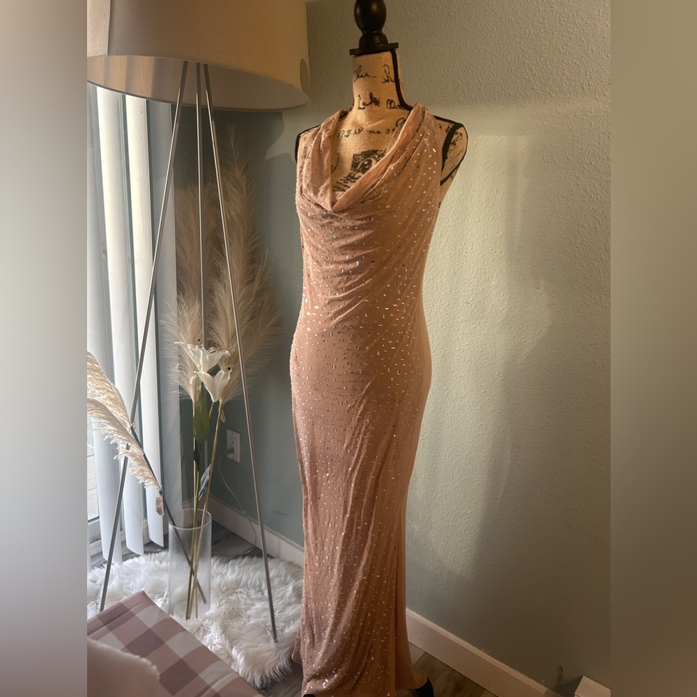 Elegant Sparkling Evening Gown